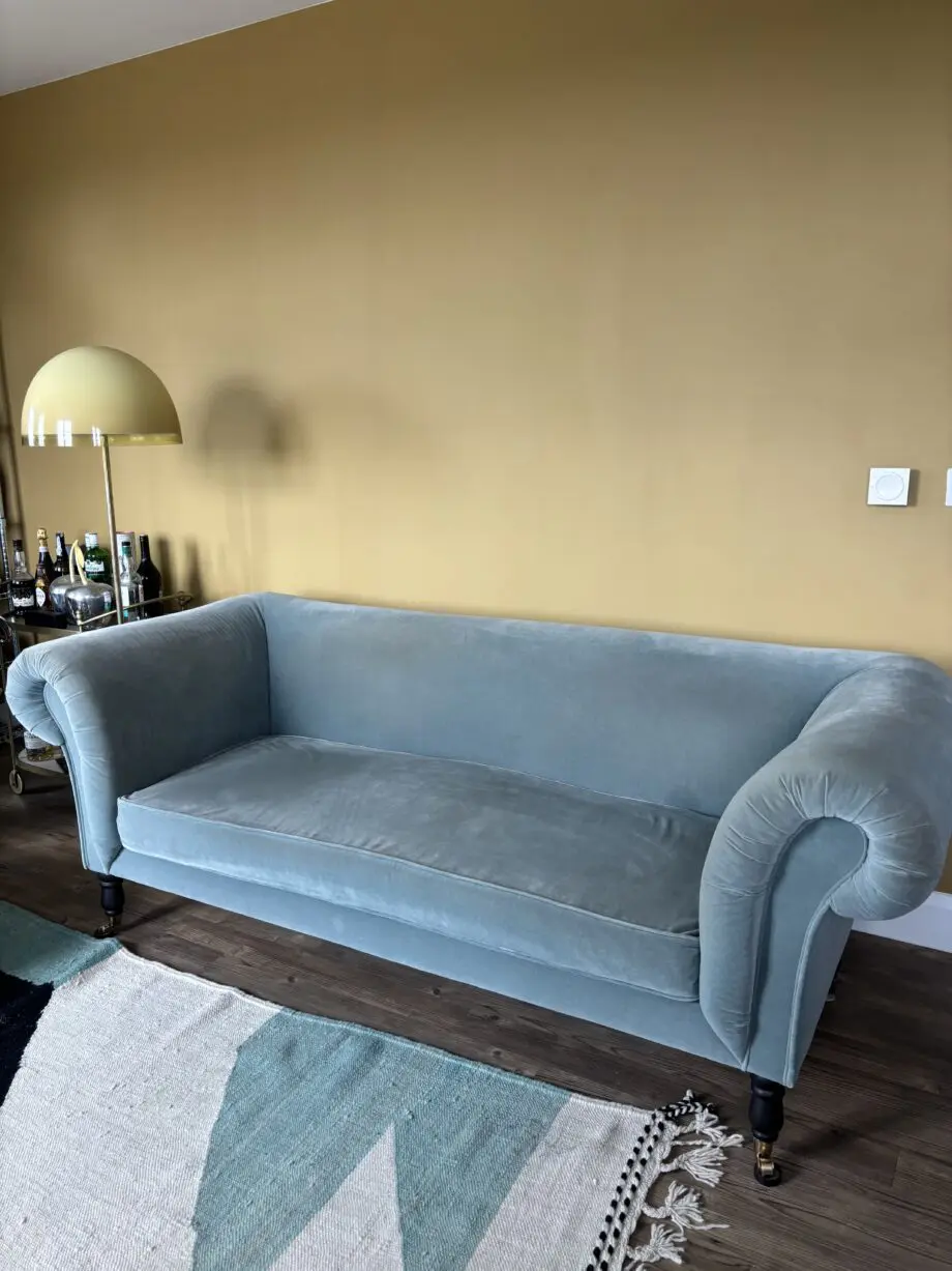 Dusty Blue velvet Love Your Home Sofa
