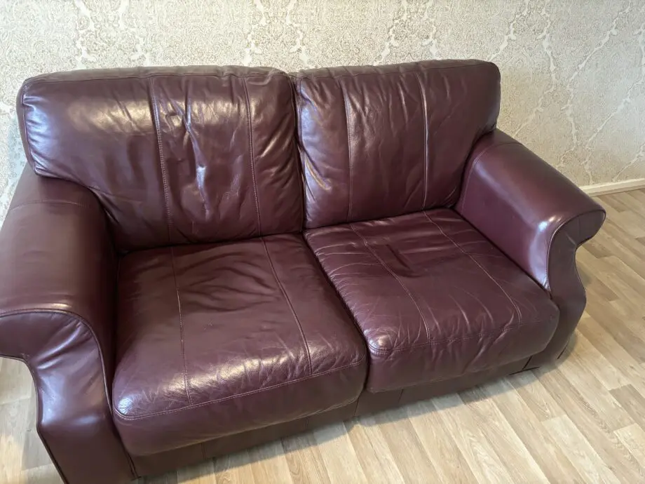 Brown 2 Seater Sofa