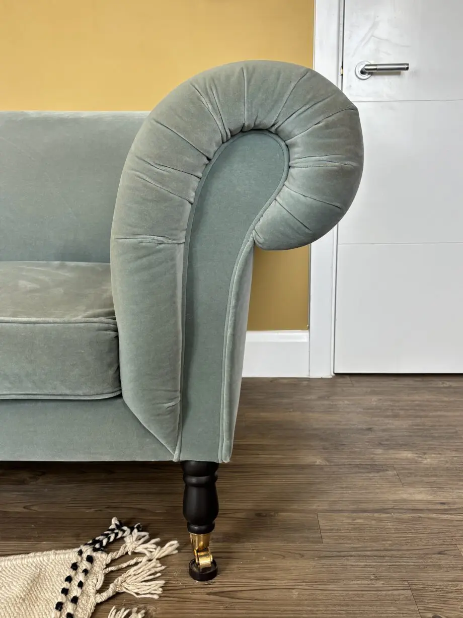 Dusty Blue velvet Love Your Home Sofa