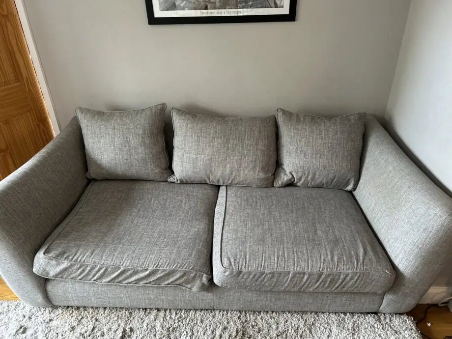 Sofology Edgware 3-seater grey sofa
