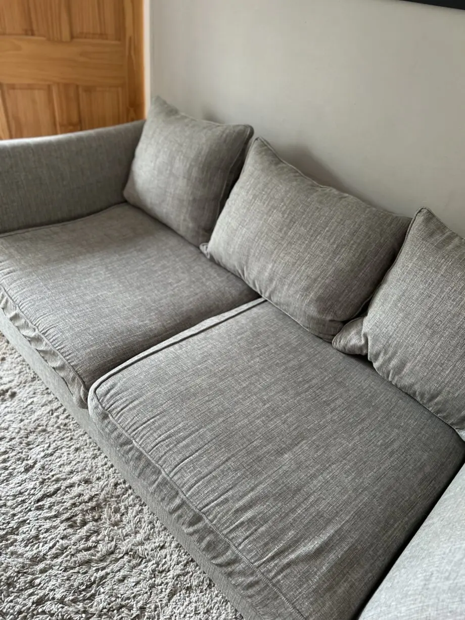 Sofology Edgware 3-seater grey sofa