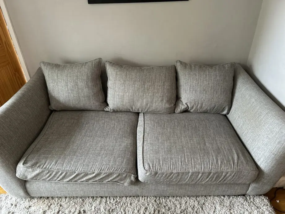 Sofology Edgware 3-seater grey sofa