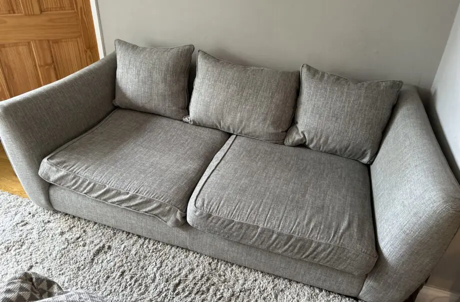 Sofology Edgware 3-seater grey sofa