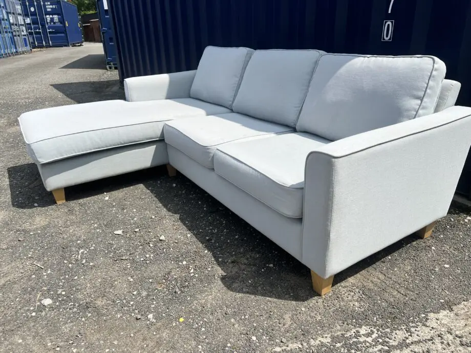 Blue L Shape Corner Sofa