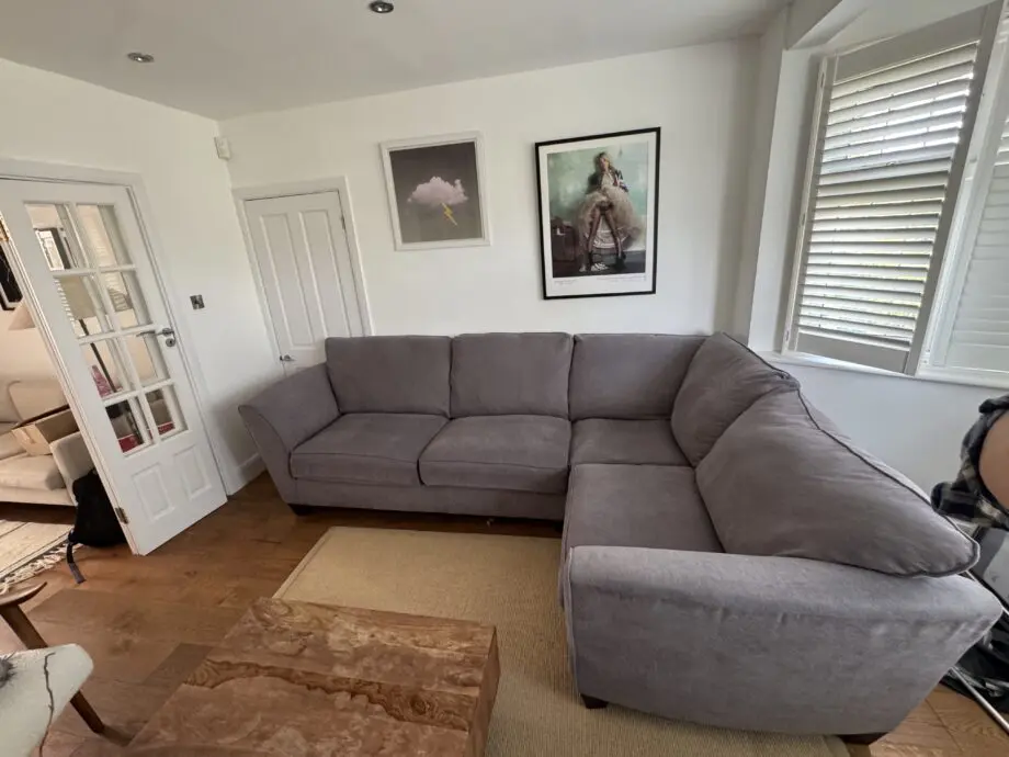 Furniture Village Grey Tangier Corner Sofa