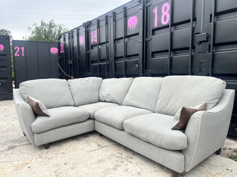 Grey L Shape Corner Sofa Delivery Available
