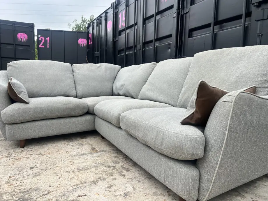 Grey L Shape Corner Sofa Delivery Available