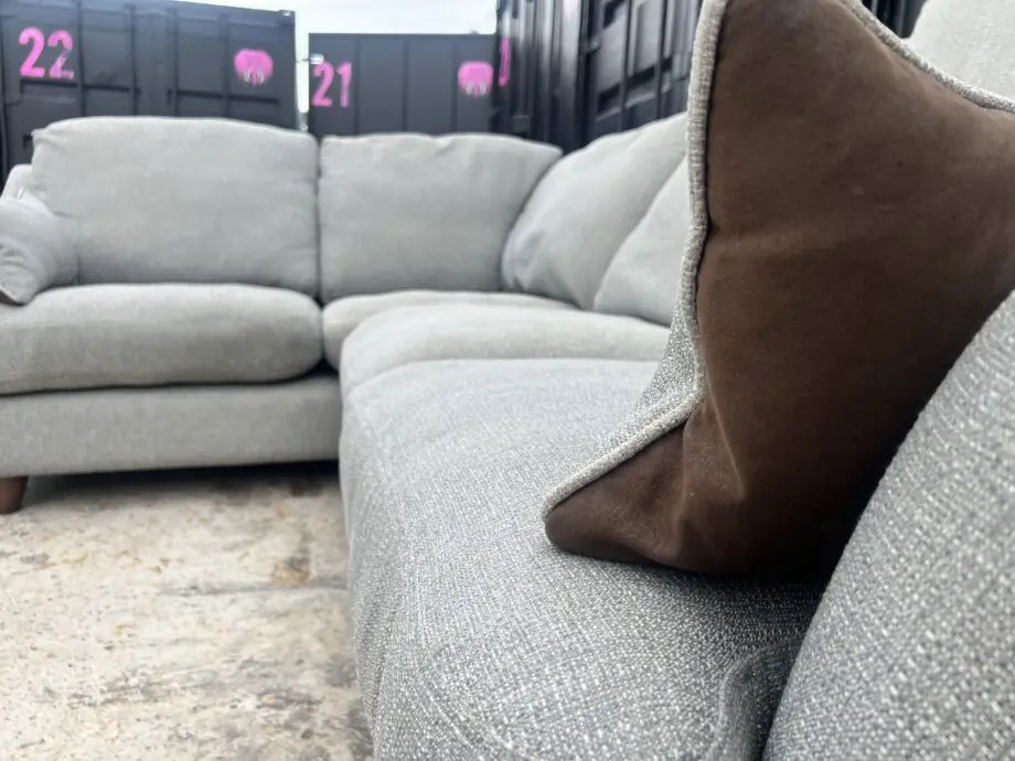 Grey L Shape Corner Sofa Delivery Available