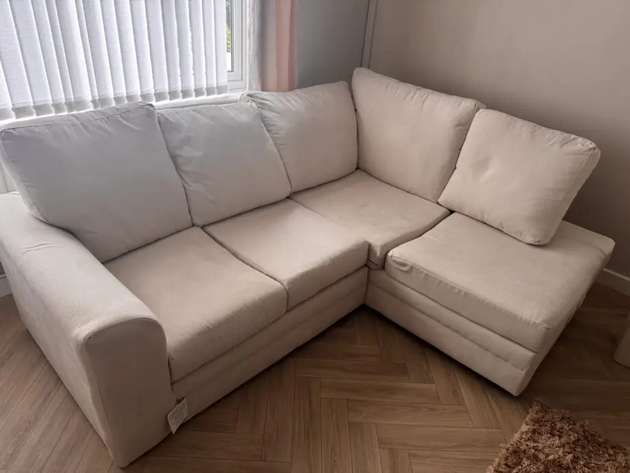 Beige Corner Couch
