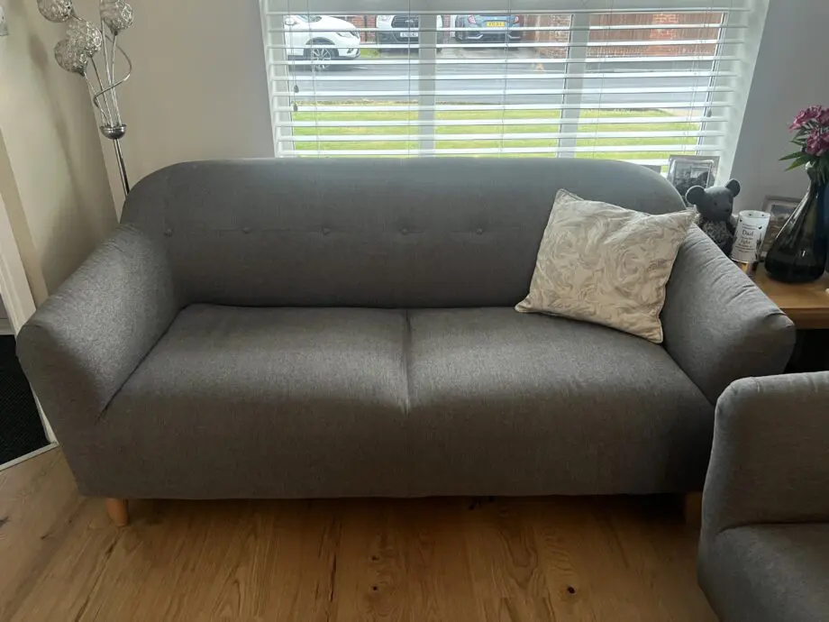 Sofology Paddington 3 and 2 seater sofas, Tokyo graphite grey