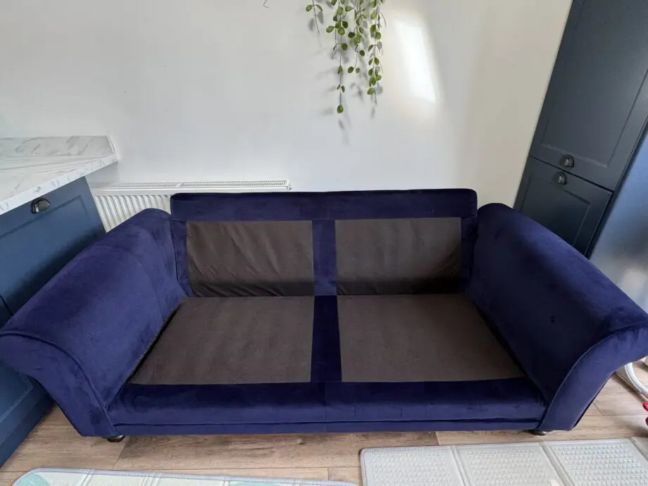DFS Saskia 3 Seater Sofa in blue