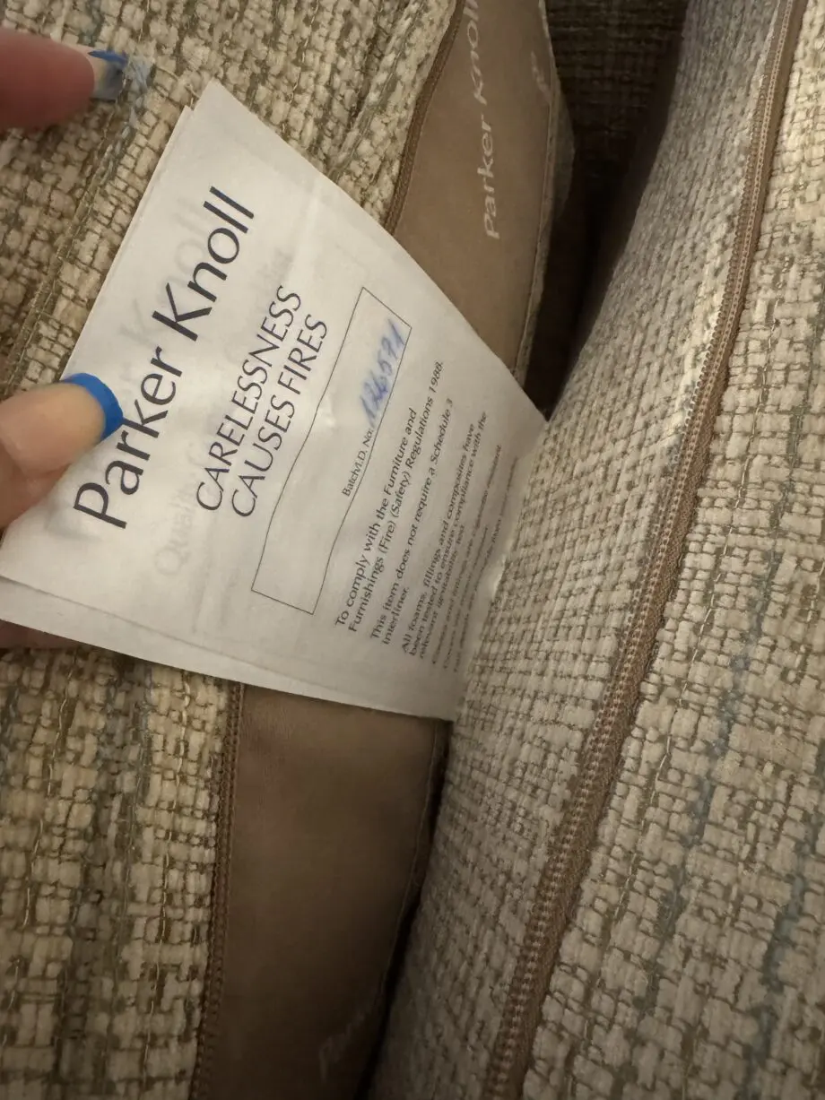 Parker knoll manual recliner. Believed to be the Dakota/boston range. Beige/sand coloured.