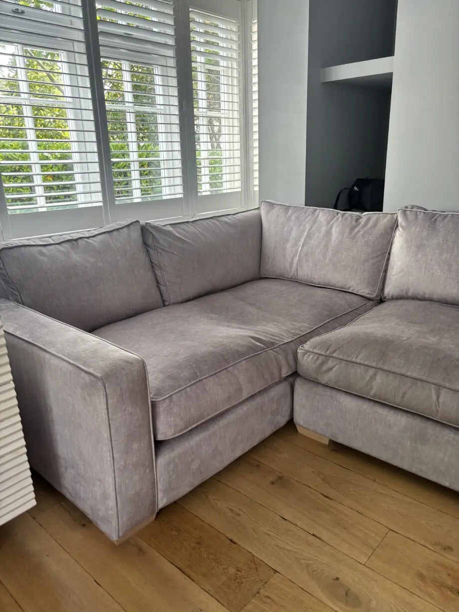 Corner sofa and matching 2 seat