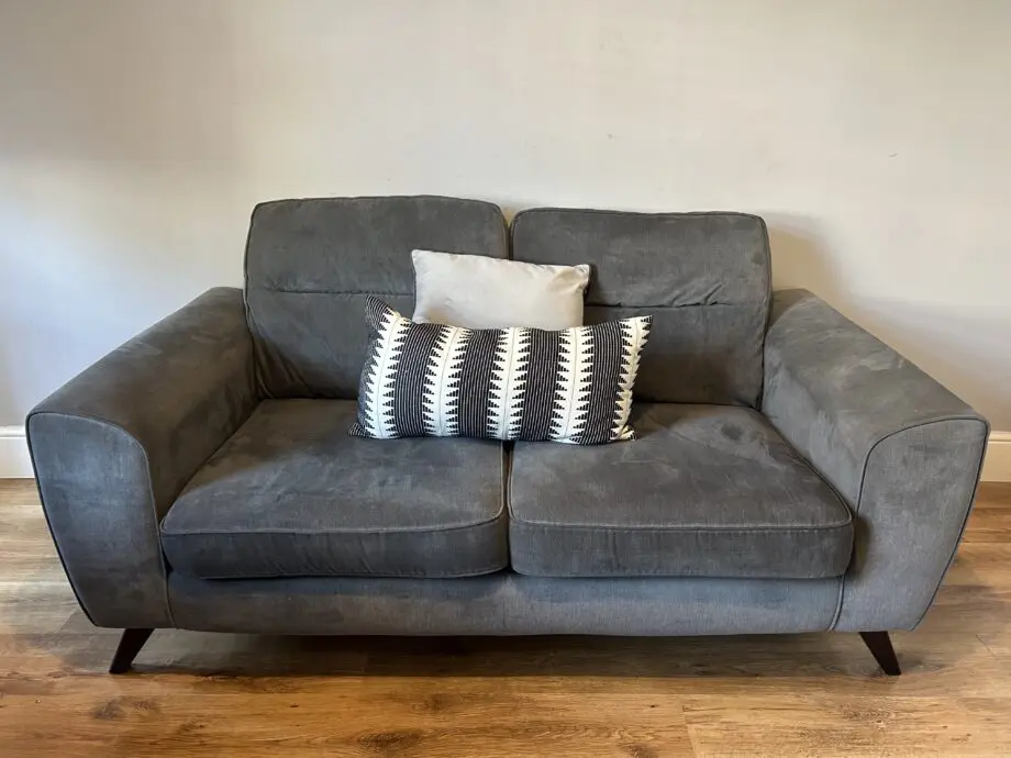 DFS Grey 2 Seater Sofa