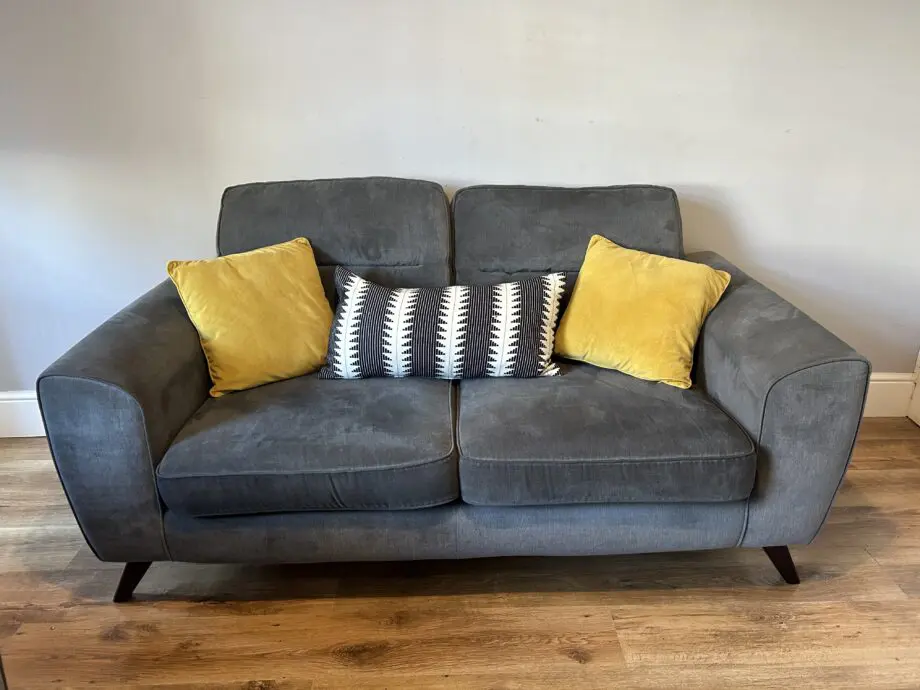 DFS Grey 2 Seater Sofa