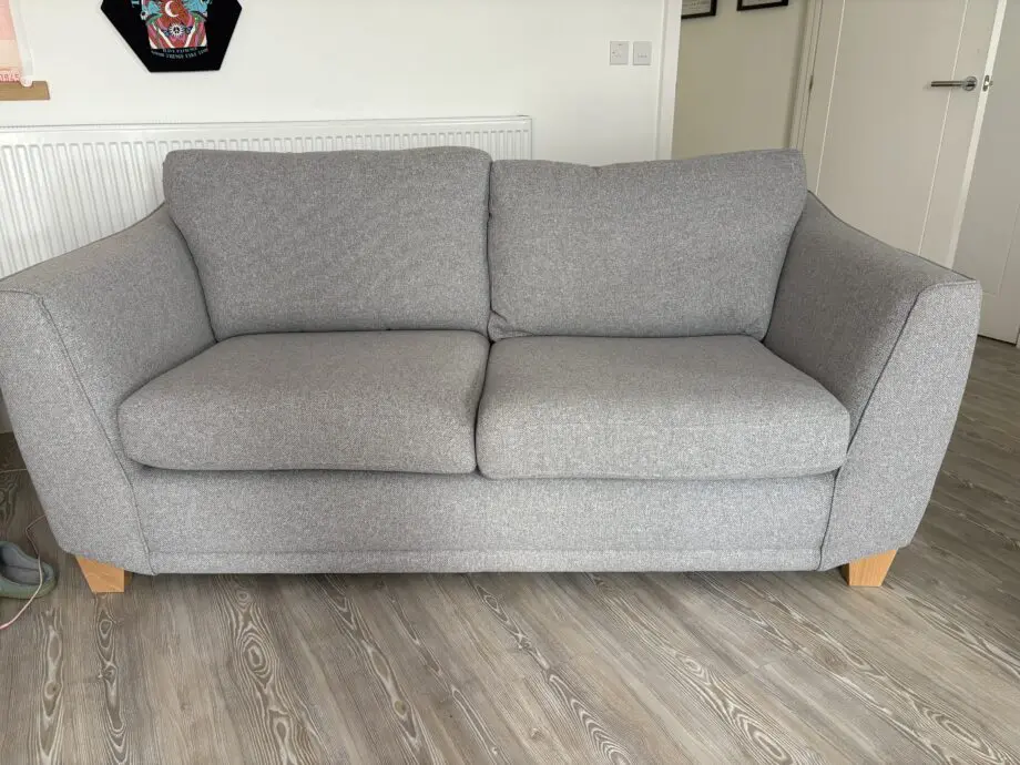 Light grey 2 & 3 seater sofa