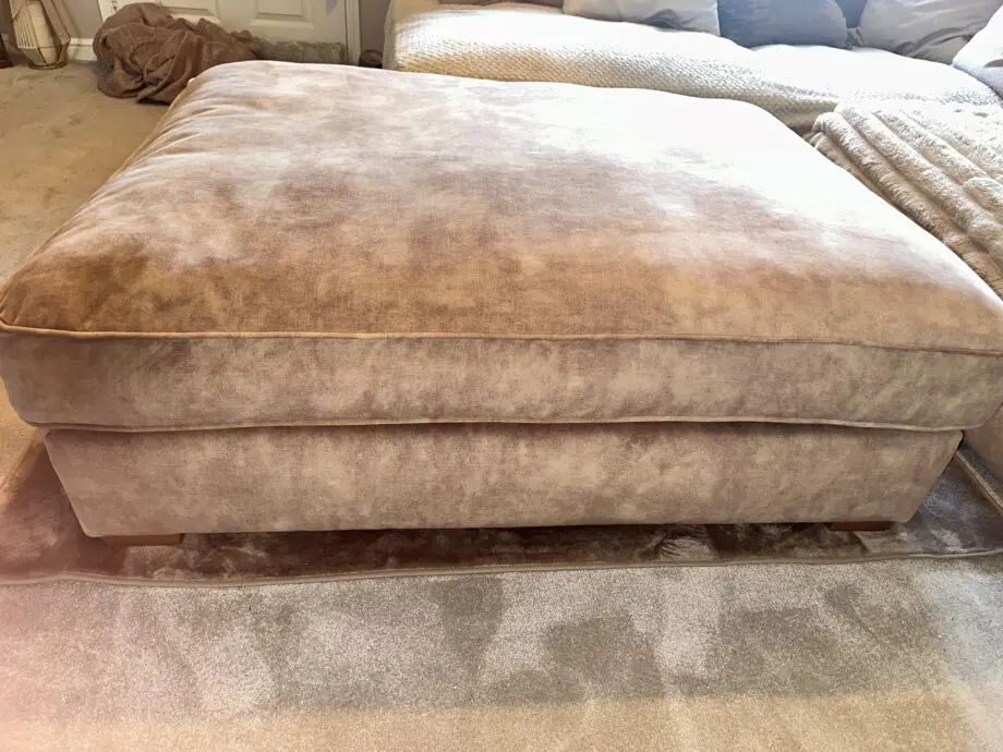 Sofology Designer XL Footstool in Lucerne Champagne