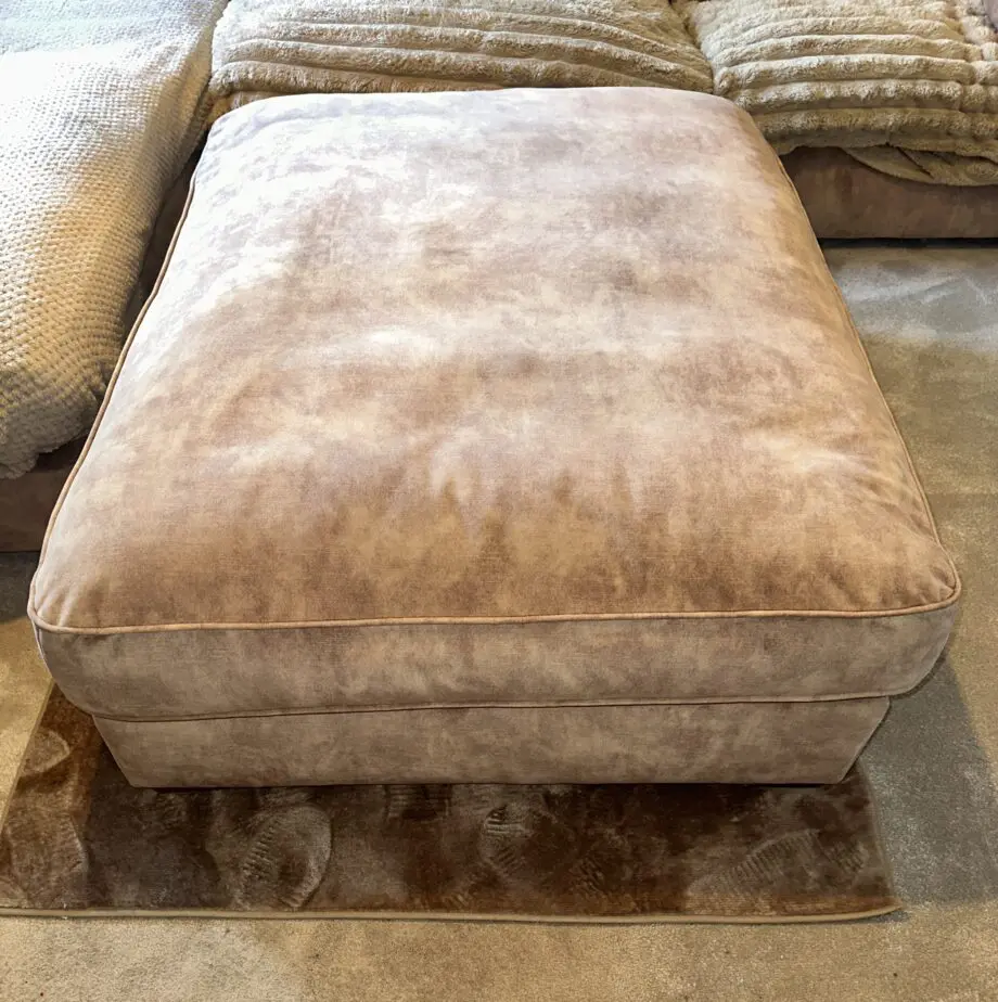 Sofology Designer XL Footstool in Lucerne Champagne