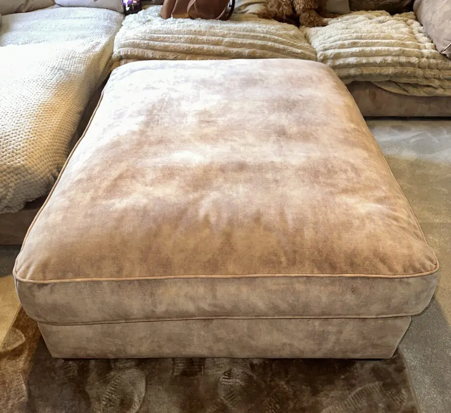 Sofology Designer XL Footstool in Lucerne Champagne
