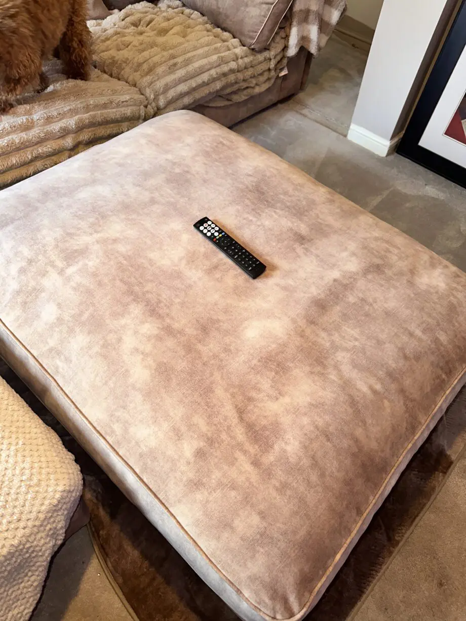 Sofology Designer XL Footstool in Lucerne Champagne