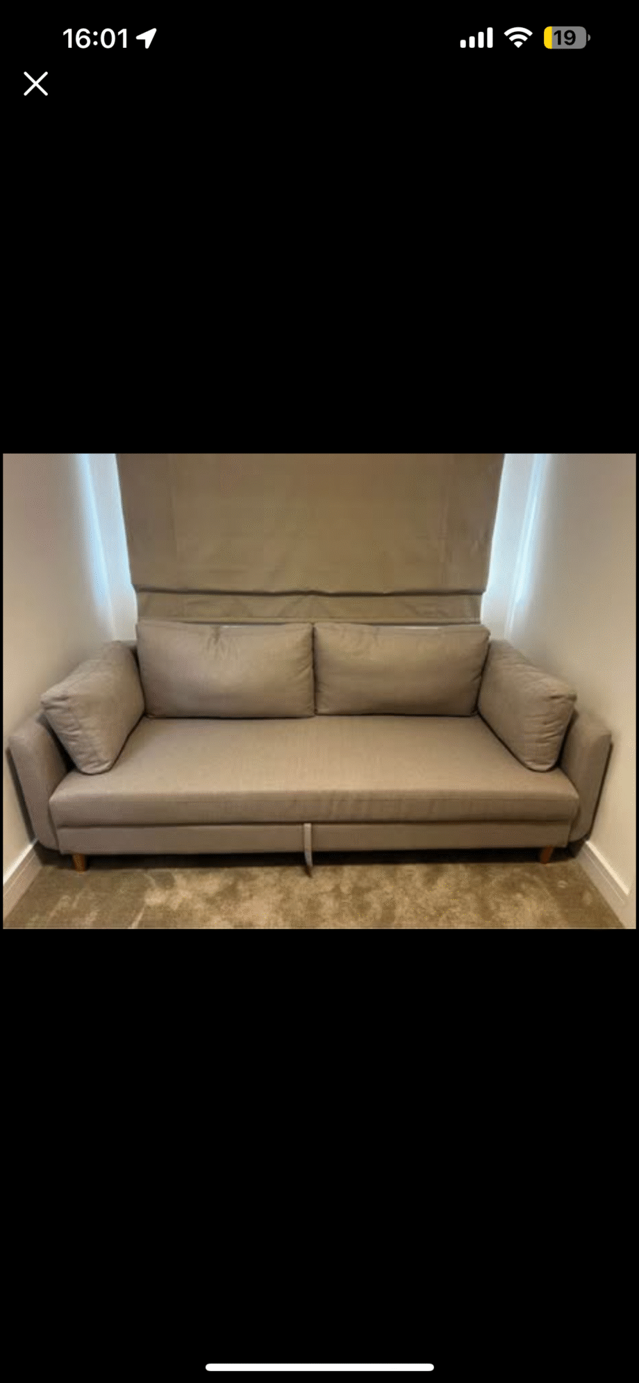 Sorrento Natural Weave Double Sofa Bed