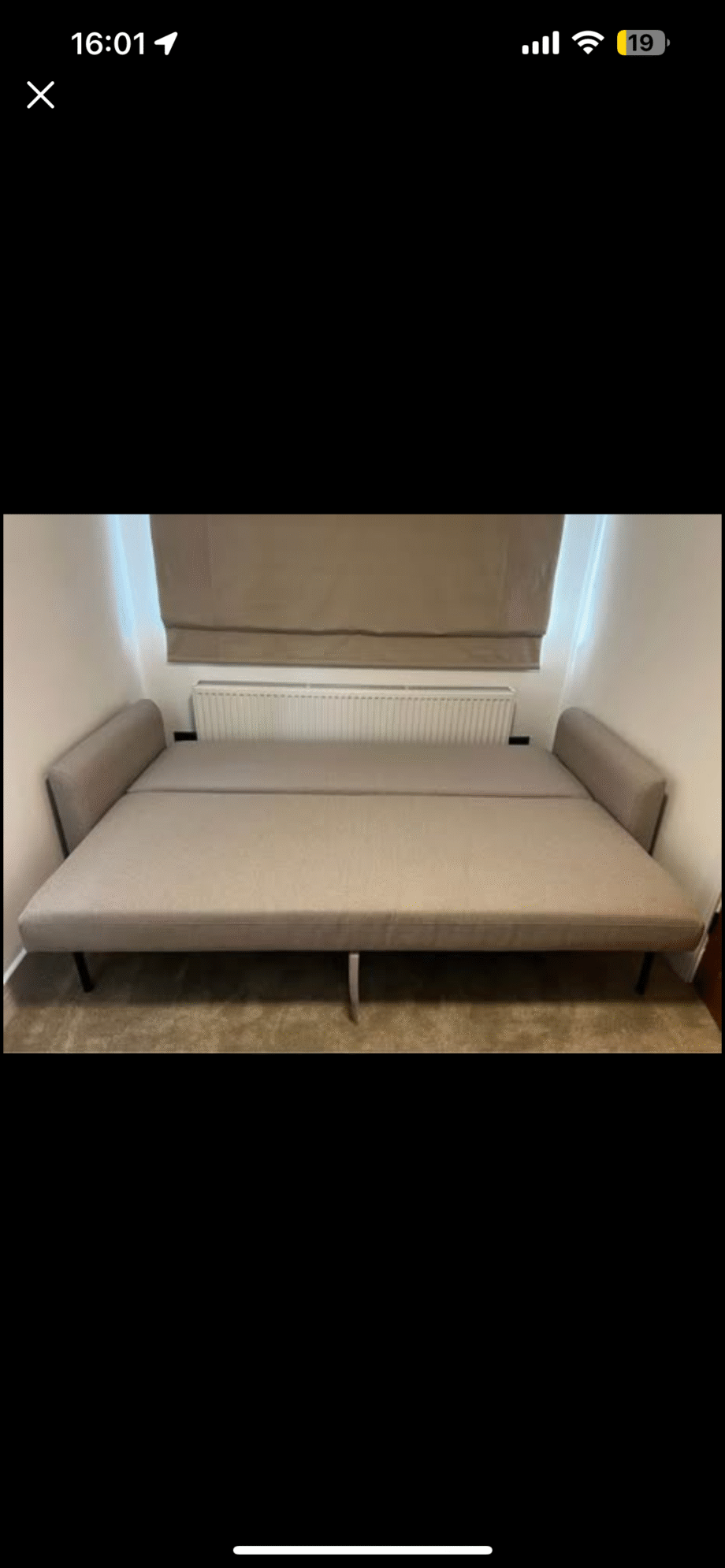 Sorrento Natural Weave Double Sofa Bed