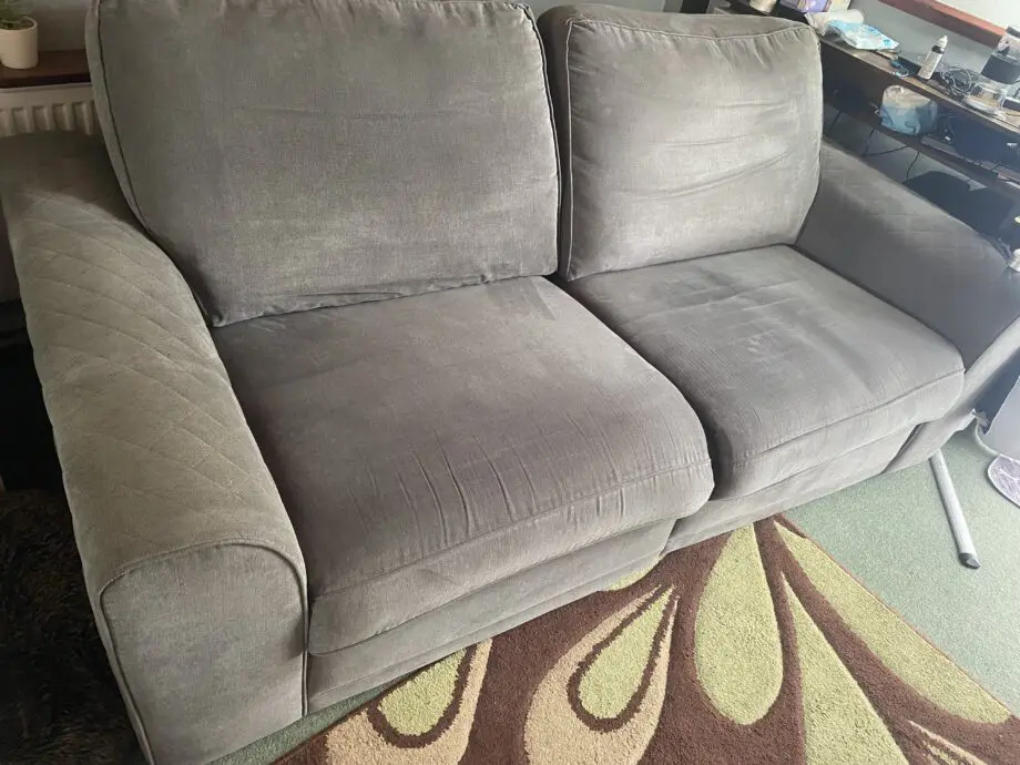 Dfs grey Orka recliner 3 Seater Sofa
