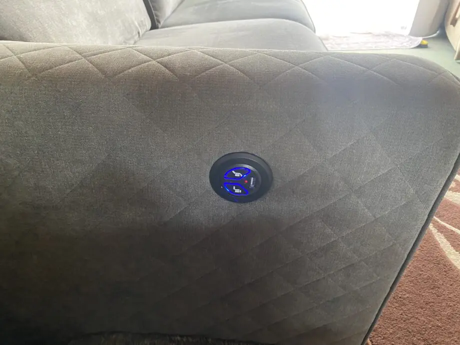 Dfs grey Orka recliner 3 Seater Sofa