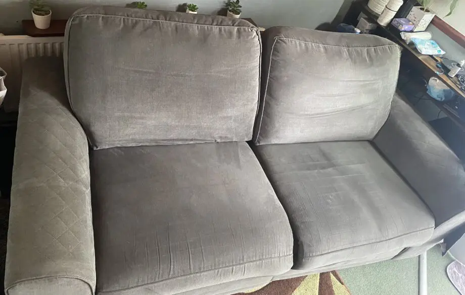 Dfs grey Orka recliner 3 Seater Sofa