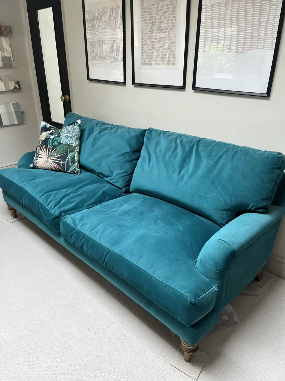The Lounge Co 3 Seater sofa- family friendly fabric