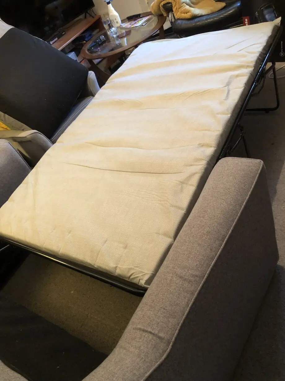 Grey 2-Seater Sofabed