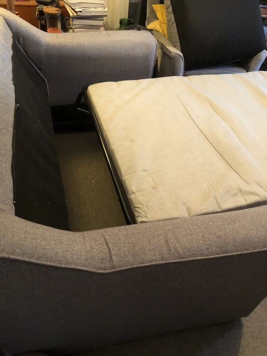 Grey 2-Seater Sofabed