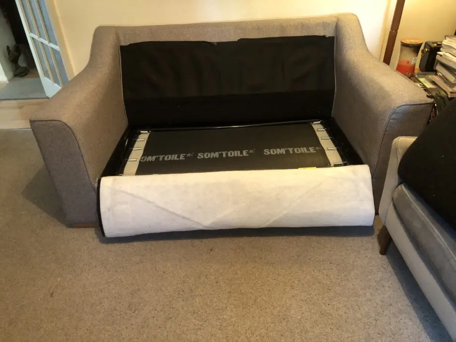 Grey 2-Seater Sofabed