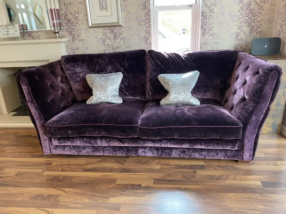 Dansk design 3 seater sofa and love seat