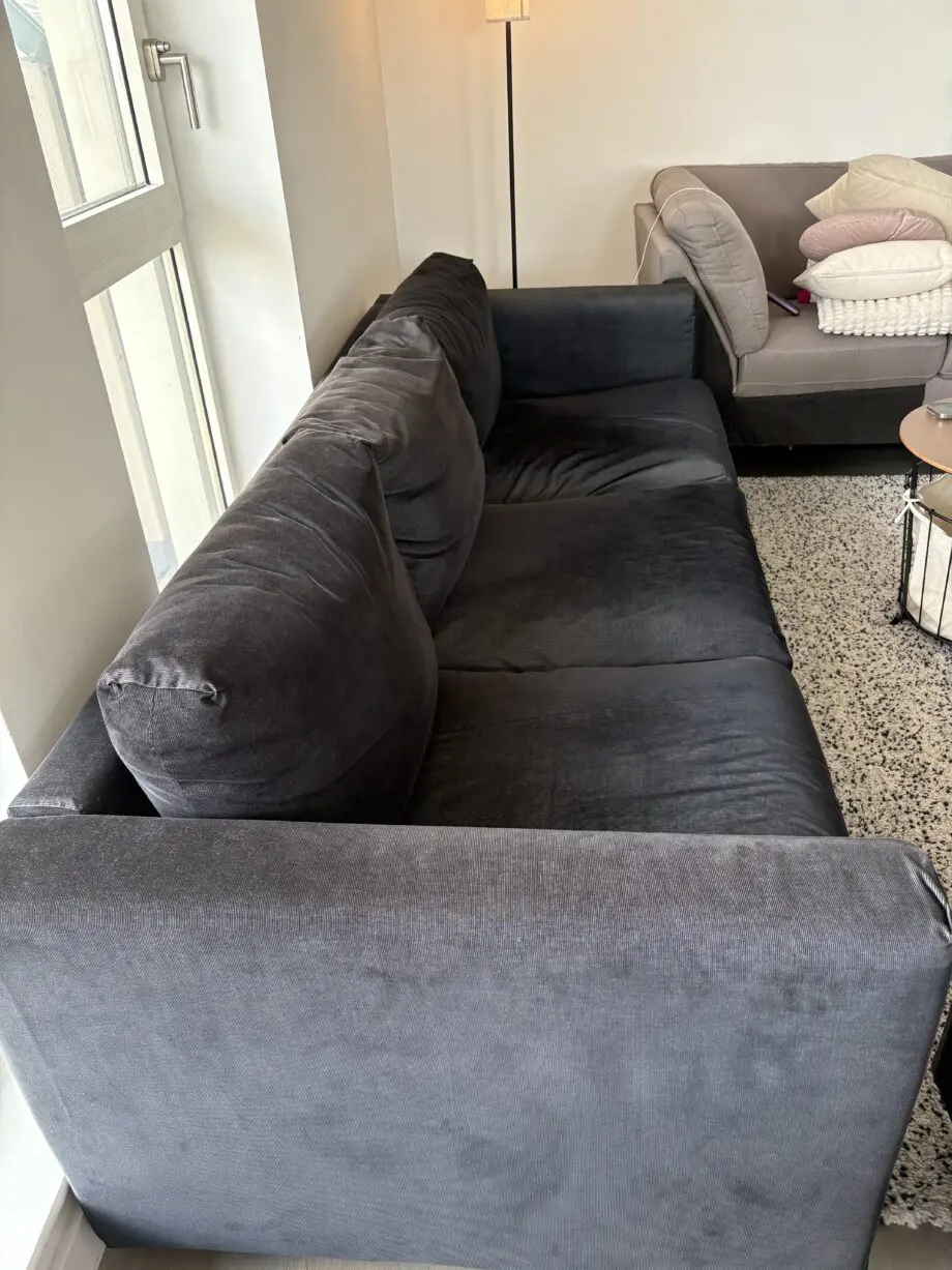 Ikea Black 3 seater sofa