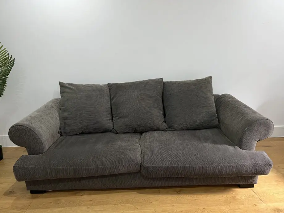Grey-ish brown Jumbo Cord Lounge Sofa