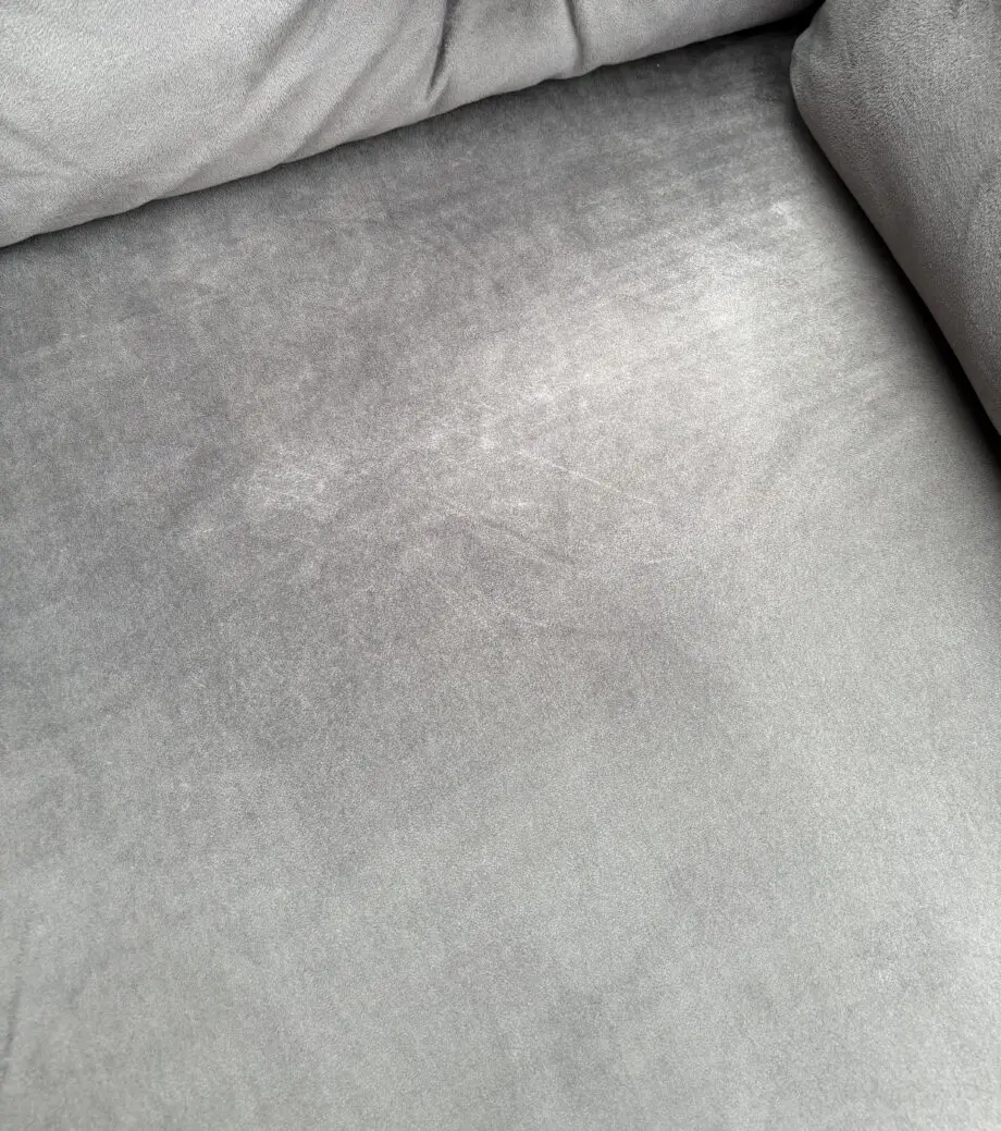 SCS Velvet sofa and footstool