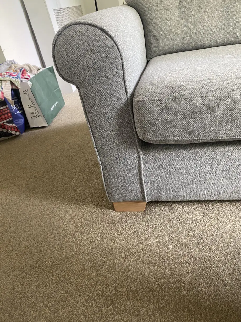 DFS grey Lilah left hand facing corner sofa