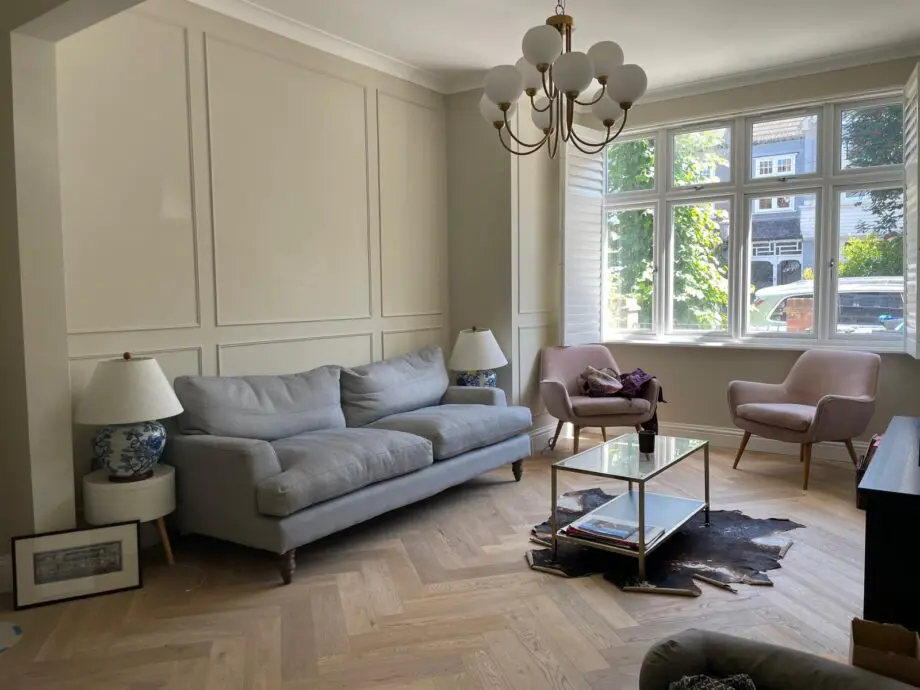 Sofa.com ISLA 2 Seat Sofa in Uniform House Herringbone Weave