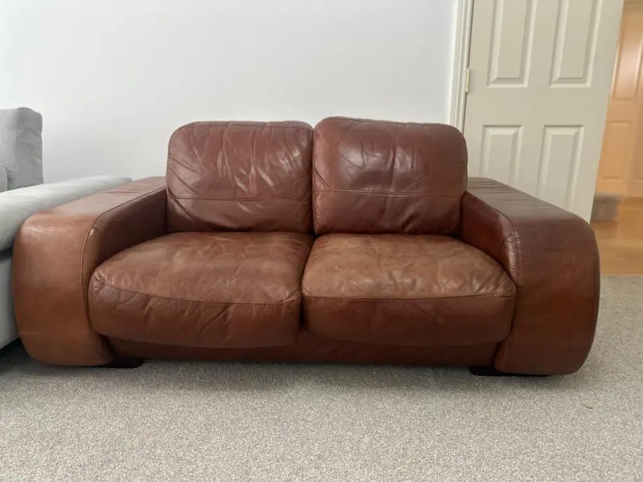 Brown 3 Piece Sofa Set