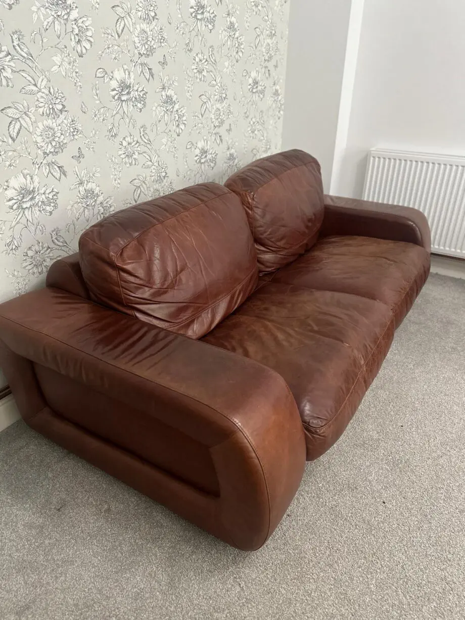 Brown 3 Piece Sofa Set