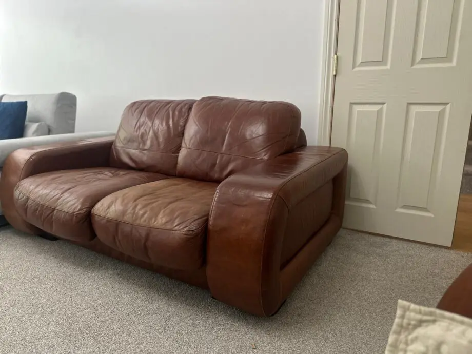 Brown 3 Piece Sofa Set