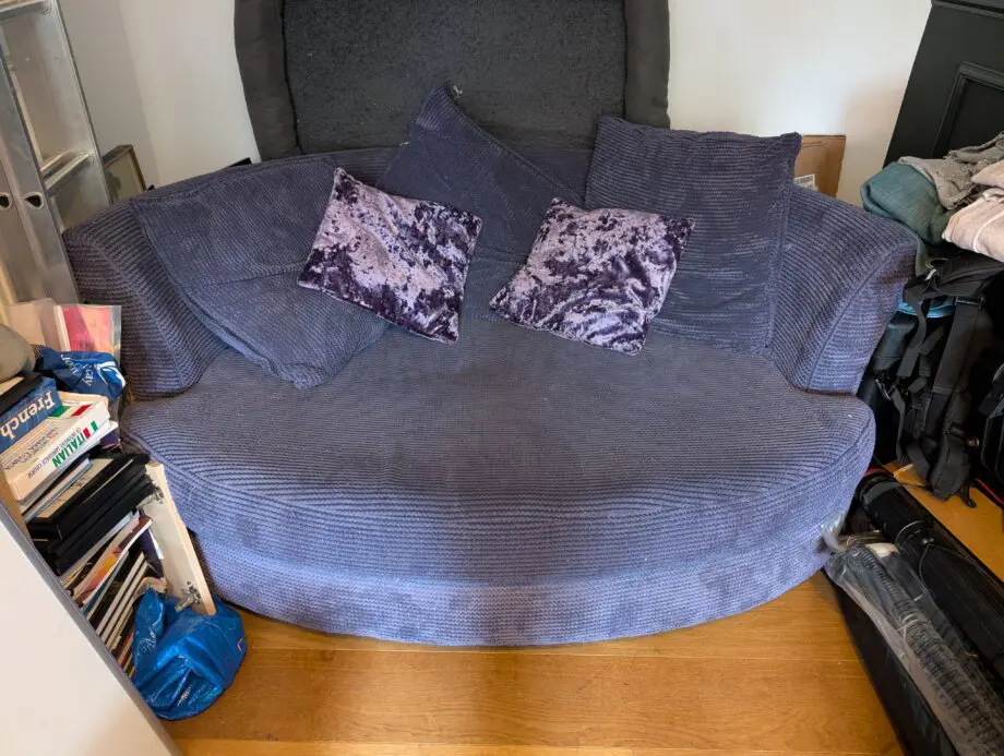 Purple Love Seat Sofa