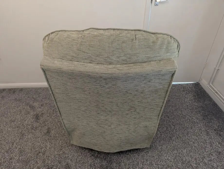 Beige light green armchair recliners