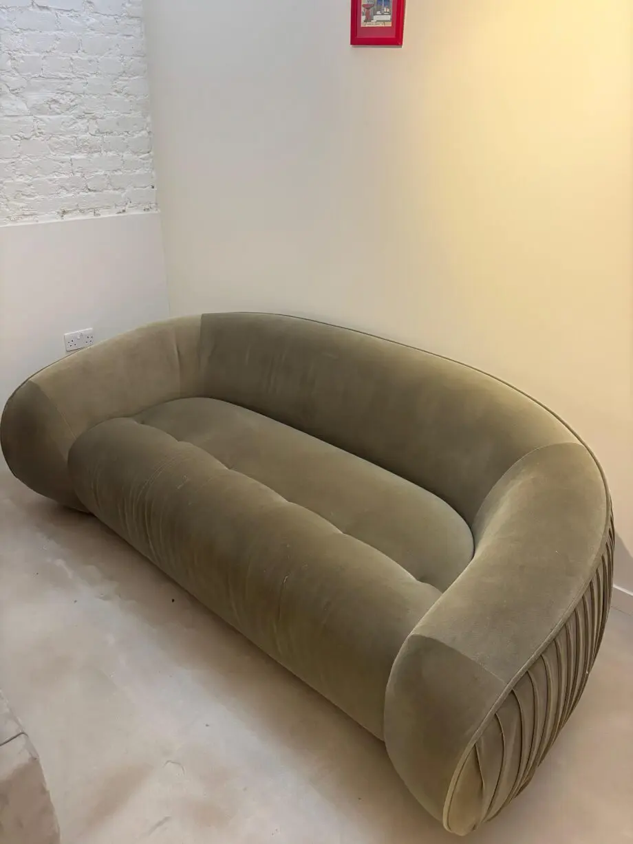 Soho Home - Emet - 3 Seater Sofa, Velvet Fern