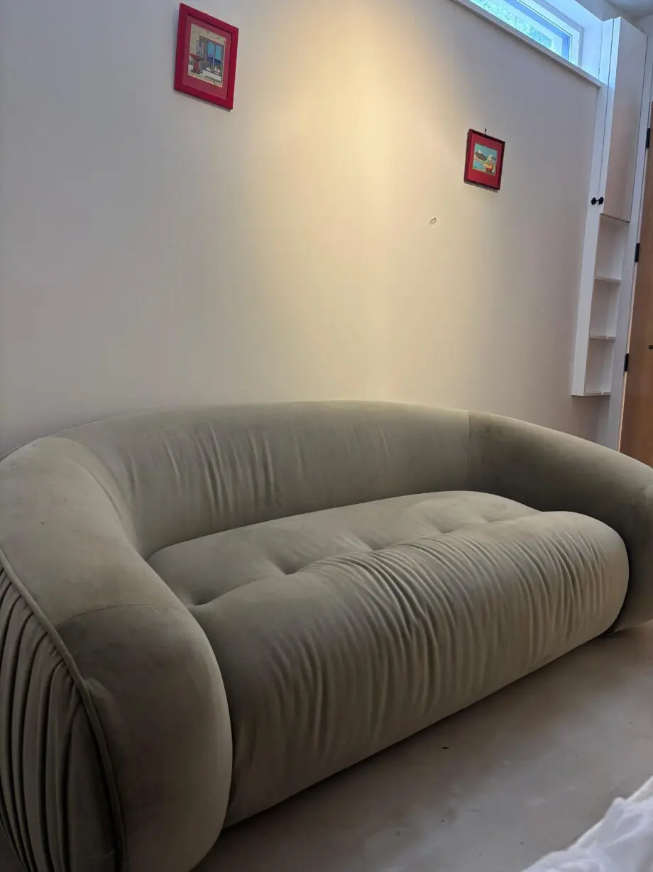 Soho Home - Emet - 3 Seater Sofa, Velvet Fern