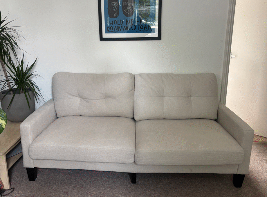 Wayfair cream two seater