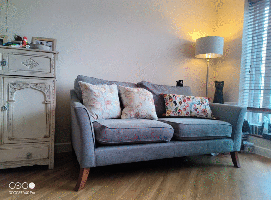 Laura Ashley 2 seater sofa grey in excellent condition