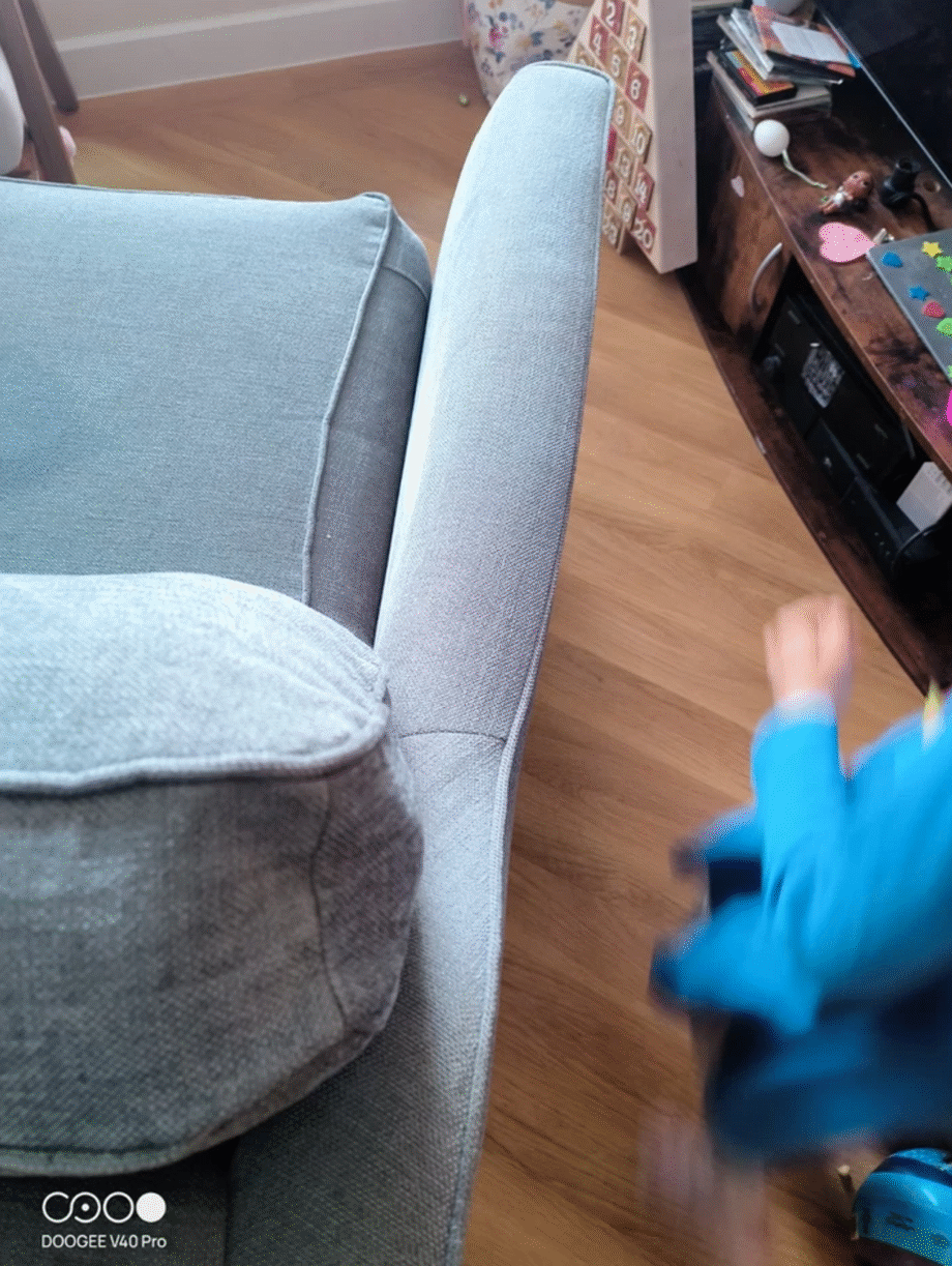 Laura Ashley 2 seater sofa grey in excellent condition