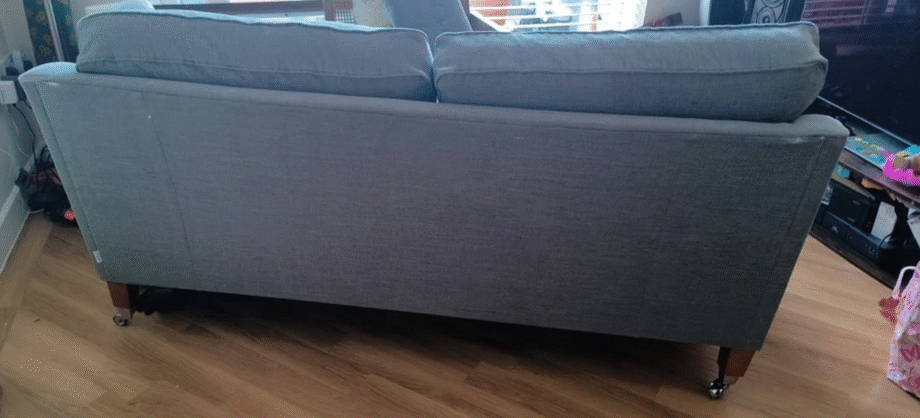 Laura Ashley 2 seater sofa grey in excellent condition